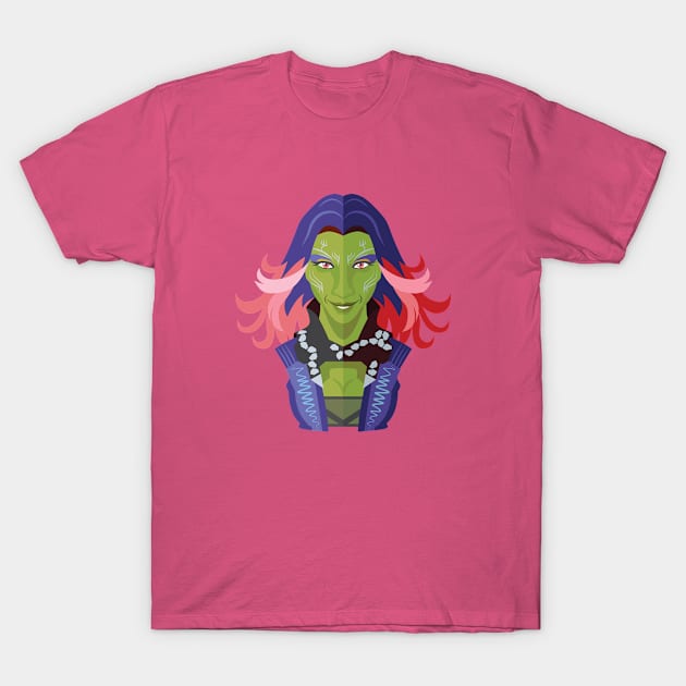 Gamora T-Shirt by AJIllustrates